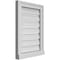 Ekena Millwork Vertical Surface Mount PVC Gable Vent: Functional, w/ 2"W x 2"P Brickmould Sill Frame, 16"W x 22"H GVPVE16X2203SF - alternate 5